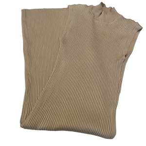 Pink Rose Midi Ribbed Dress size large‎